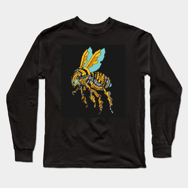 Bumblebot Long Sleeve T-Shirt by HeyD